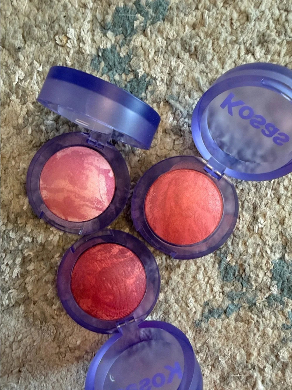 Kosas Mini Baked Blush Trio — Dare, Spellbound, Euphoria